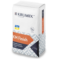 Шпаклівка гіпсова фінішна KRUMIX Finish (25 кг)