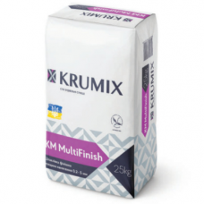Шпаклевка гипсовая финишная KRUMIX MultiFinish (25 кг)