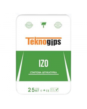 Шпаклівка гіпсова стартова Teknogips Izo (25 кг)