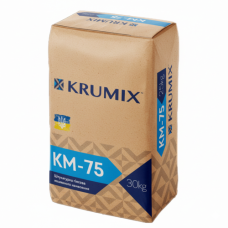 Штукатурка гипсовая машинная KRUMIX KM-75 (30 кг)