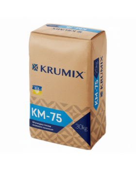 Штукатурка гипсовая машинная KRUMIX KM-75 (30 кг)