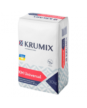 Штукатурка гипсовая KRUMIX Universal (25 кг)
