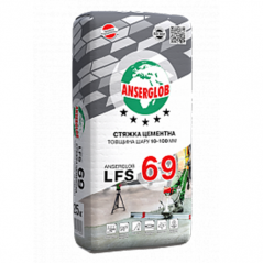 Стяжка цементна (10-100 мм) Anserglob LFS-69 (25 кг)